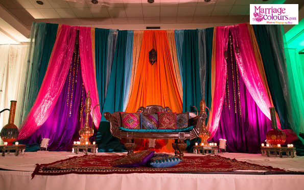 Sangeet decorations Indian wedding