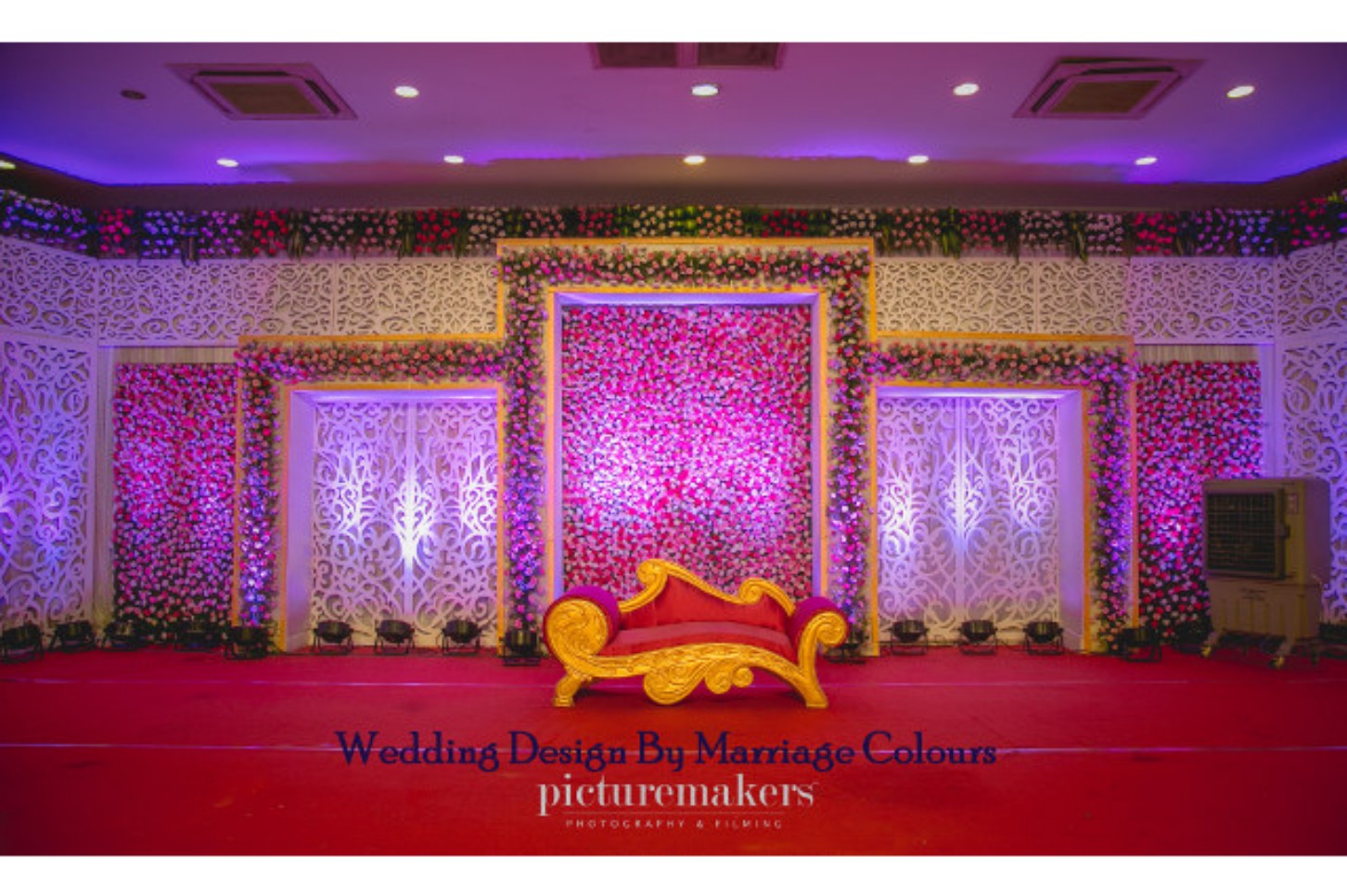 Flower Wall Wedding Backdrop Chennai