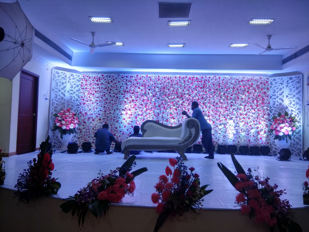 Flower wall wedding backdrop| Chennai