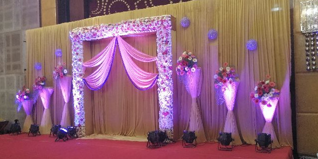 Christian wedding decoration in Hilton chennai