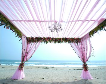 Intercontinental IHG Chennai Beach Mandap different angle shot