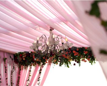 Intercontinental IHG Chennai Beach Mandap upper decor detail 