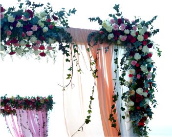 Intercontinental IHG Chennai Beach Wedding Entrance Arch Detail