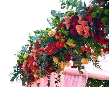 Intercontinental IHG Chennai Beach Wedding Entrance Arch Detail