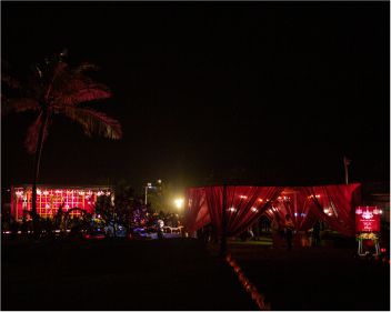 reception night ambience temple bay