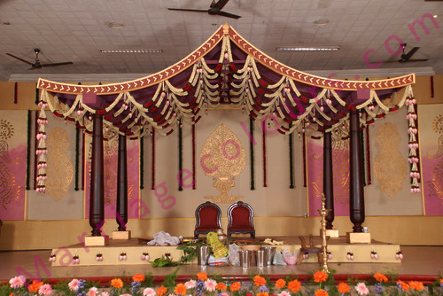 Kerala style mandapam decoration