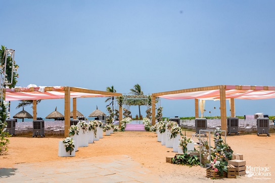 Temple Bay Mahabalipuram Wedding Decor