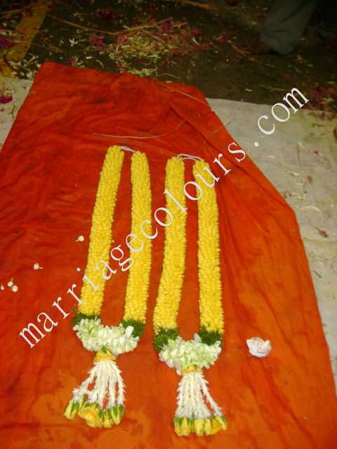 Yellow Petals Garland-hindu wedding flowers