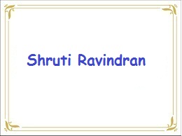 Shruti Ravindran